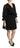 Dolce & Gabbana Black Mesh Pleated Mini Silk Blend Dress - Ethara Jay