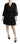 Dolce & Gabbana Black Mesh Pleated Mini Silk Blend Dress - Ethara Jay