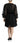 Dolce & Gabbana Black Mesh Pleated Mini Silk Blend Dress - Ethara Jay