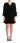 Dolce & Gabbana Black V-neck Long Sleeves Mini A-line Dress - Ethara Jay