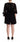 Dolce & Gabbana Black V-neck Long Sleeves Mini A-line Dress - Ethara Jay