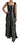 Dolce & Gabbana Black Crystals Lace Up Runway Gown Dress - Ethara Jay