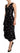 Dolce & Gabbana Black Silk Polka Dots V-neck Sheath Midi Dress - Ethara Jay