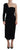 Dolce & Gabbana Black Wrap Sheath One Shoulder Wool Dress - Ethara Jay