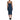 Dolce & Gabbana Blue Mesh Trim Ruched Tulle Sheath Dress - Ethara Jay