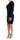 MARGHI LO' Elegant Over Knee Blue Wool Dress - Ethara Jay