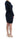 MARGHI LO' Elegant Over Knee Blue Wool Dress - Ethara Jay