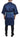 Dolce & Gabbana Blue Satin Silk Waist Belt Robe Jacket - Ethara Jay