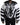 Dolce & Gabbana Black White Stripes Hooded Puffer Jacket - Ethara Jay