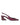 Dolce & Gabbana Maroon Zebra Leather Heels Slingbacks Shoes