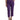 BENCIVENGA Purple Cotton MidWaist Straight Cropped Pants - Ethara Jay