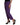 BENCIVENGA Purple Cotton MidWaist Straight Cropped Pants - Ethara Jay