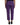 BENCIVENGA Purple Cotton MidWaist Straight Cropped Pants - Ethara Jay