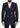 Dolce & Gabbana Blue Wool Patchwork Double Breasted Blazer - Ethara Jay