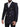 Dolce & Gabbana Blue Wool Patchwork Double Breasted Blazer - Ethara Jay