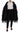 Dolce & Gabbana Black and White Fringed Wool Coat Jacket - Ethara Jay