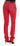 Costume National Radiant Red Super Slim Designer Jeans - Ethara Jay