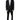 Dolce & Gabbana Black Wool Single Breasted Formal Suit - Ethara Jay