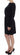 Versace Jeans Elegant Black Silk Blend Shift Dress - Ethara Jay