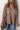 Pocketed Half Button Long Sleeve Hoodie - Ethara Jay