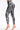 Animal Print Slim Fit Wide Waistband Long Sports Pants - Ethara Jay