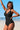 Scalloped V Neck Cut Out Monokini Swimwear - Ethara Jay