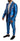 Dolce & Gabbana Blue Jacquard Silk Formal 2 Piece Set Suit Dolce & Gabbana