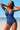 Scalloped V Neck Cut Out Monokini Swimwear - Ethara Jay