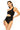 ONE PIECE SIDE LACE CUTOUT ONE SHOULDER SWIMSUIT - Ethara Jay