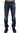 Costume National Chic Blue Wash Painted Slim Fit Jeans