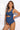 Scalloped Cut Out Ruched Maternity Swimsuit - Ethara Jay