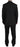 Z ZEGNA Elegant Black Striped Wool Suit - Ethara Jay