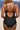 Scalloped V Neck Cut Out Monokini Swimwear - Ethara Jay