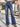 High Rise Bootcut Jeans with Pockets - Ethara Jay