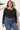 Plus Size Round Neck Long Sleeve Bodysuit - Ethara Jay