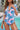 Printed Notched Half Sleeve One-Piece Swimwear - Ethara Jay