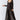 Black Sleeveless Cut-out Detail Slim Fit Jumpsuit & Open Front Long Sleeve Cardigan Set - Ethara Jay