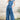 Fold-over Collar Detailed Button Down Off-shoulder Chambray Denim Wide Leg Palazzo Jumpsuit With Waist Tie - Ethara Jay