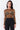 Brown Leopard Print Sheer Mesh Crew Neck Long Sleeve Bodysuit - Ethara Jay