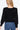 Long Puff Slv V-neck Rib Sweater - Ethara Jay