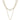 Metal Chain Heart Pendant 2 Layered Necklace - Ethara Jay