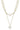 Metal Chain Heart Pendant 2 Layered Necklace - Ethara Jay