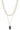 2 Layered Metal Chain Stone Pendant Necklace - Ethara Jay