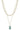 2 Layered Metal Chain Stone Pendant Necklace - Ethara Jay