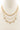 Butterfly Charm Oval Link Layered Necklace - Ethara Jay