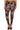 Multi-color Paisley Print, Banded, Full Length Leggings In A Fitted Style With A High Waisted - Ethara Jay