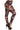 Multi-color Paisley Print, Banded, Full Length Leggings In A Fitted Style With A High Waisted - Ethara Jay