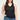 Plus Size, Solid Ribbed Knit Polo Sleeveless Top - Ethara Jay