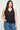 Plus Size, Solid Ribbed Knit Polo Sleeveless Top - Ethara Jay