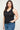 Plus Size, Solid Ribbed Knit Polo Sleeveless Top - Ethara Jay